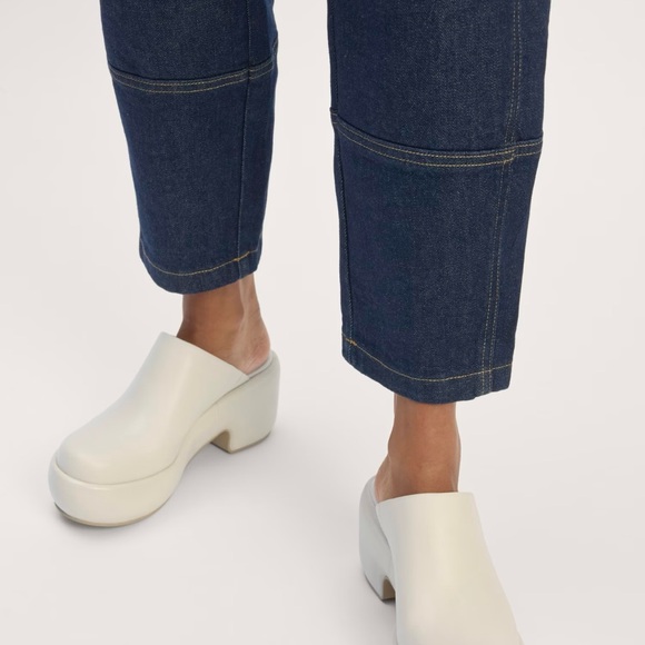 NEW Everlane Cream Parchment The Puffa Platform Clog in Size 6‎ - Picture 5 of 16